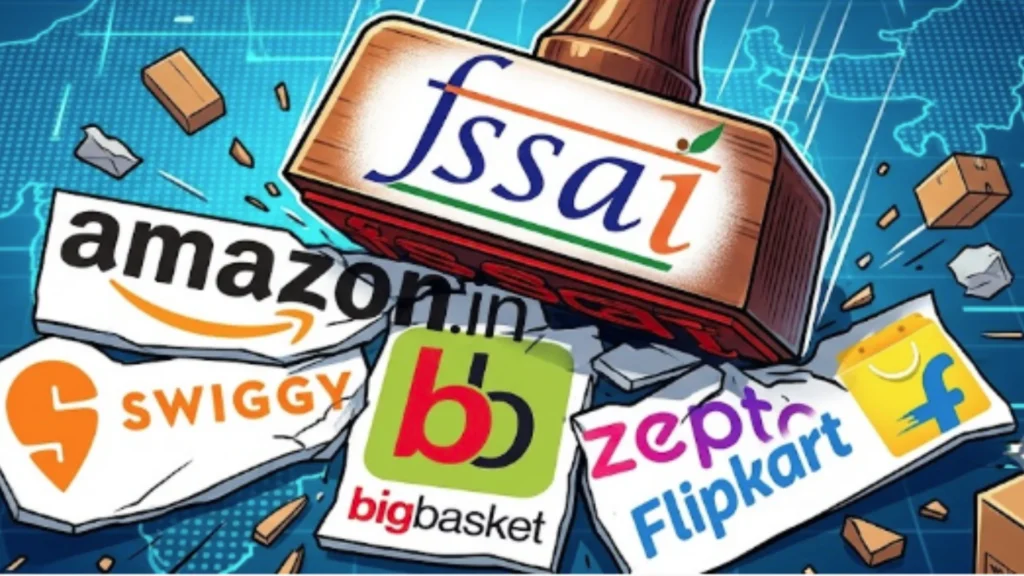 FSSAI Penal Action Against Amazon, Swiggy, BigBasket & Zepto